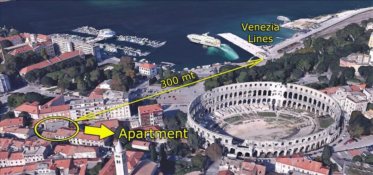 Apartament Colosseum View Pula Bagian luar foto